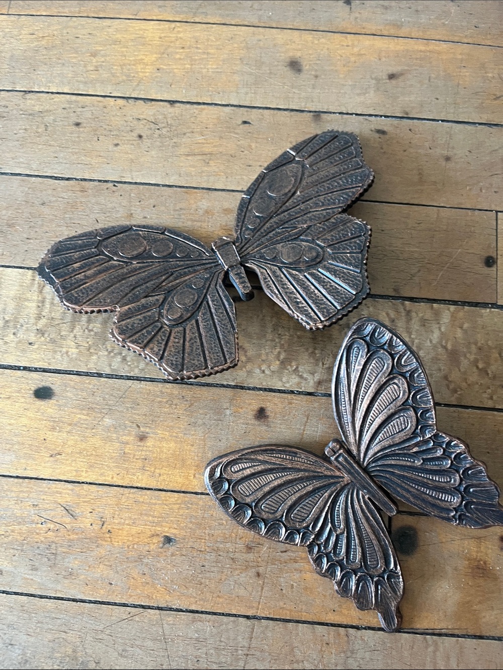 Decorative  Butterfly Wall Accents - Bronze Finish